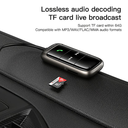 FM модулатор Bluetooth Yesido YAU32, 1 x 3.5mm - 1 x microSD