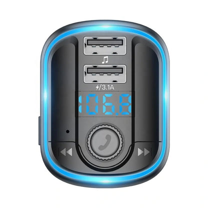 FM Bluetooth модулатор Yesido Y44, 2 x USB-A - 1 x microSD