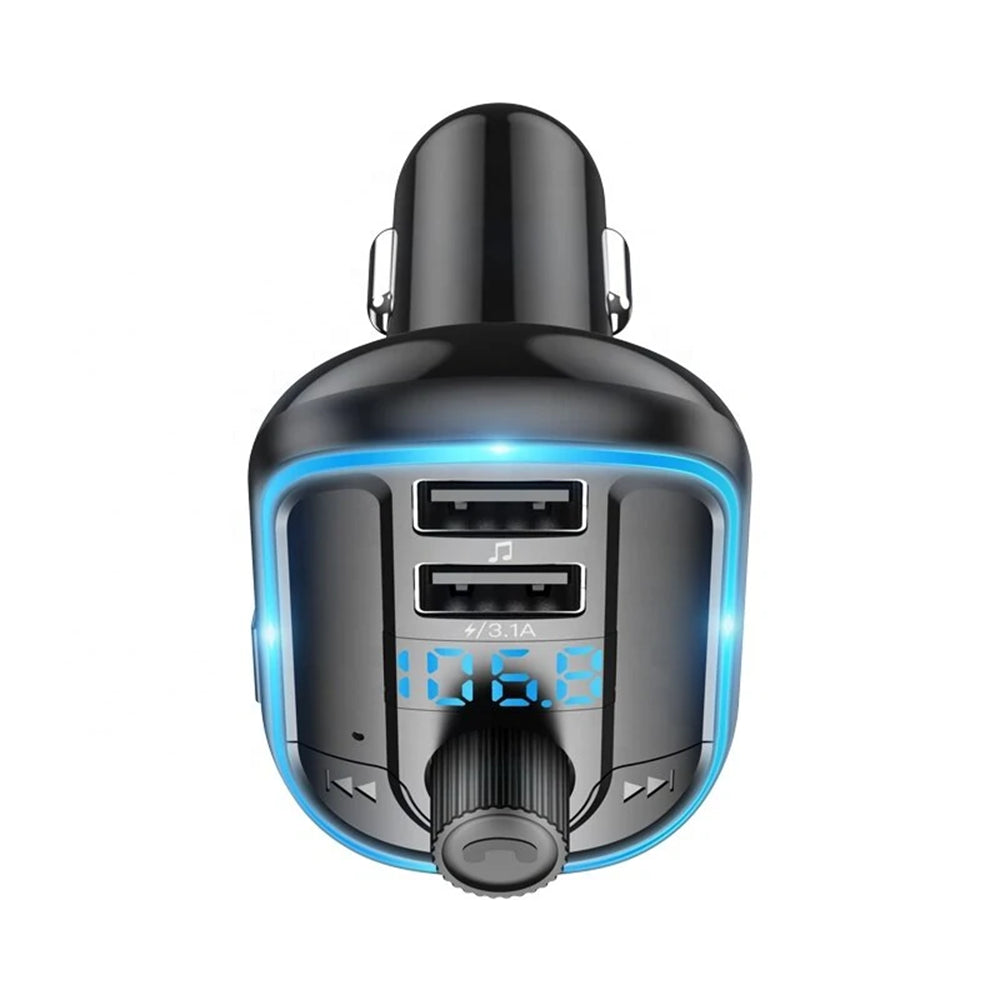 FM Bluetooth модулатор Yesido Y44, 2 x USB-A - 1 x microSD