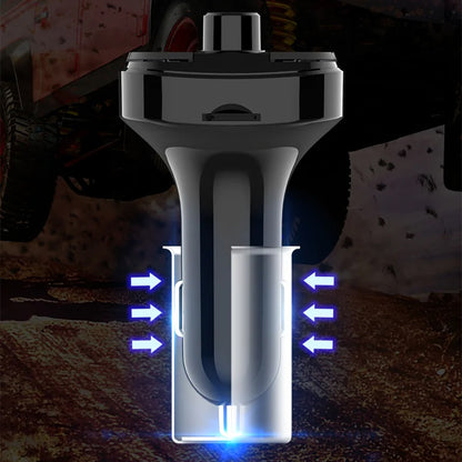 FM модулатор Bluetooth Yesido Y45, 2 x USB-A - 1 x USB-C - 1 x microSD