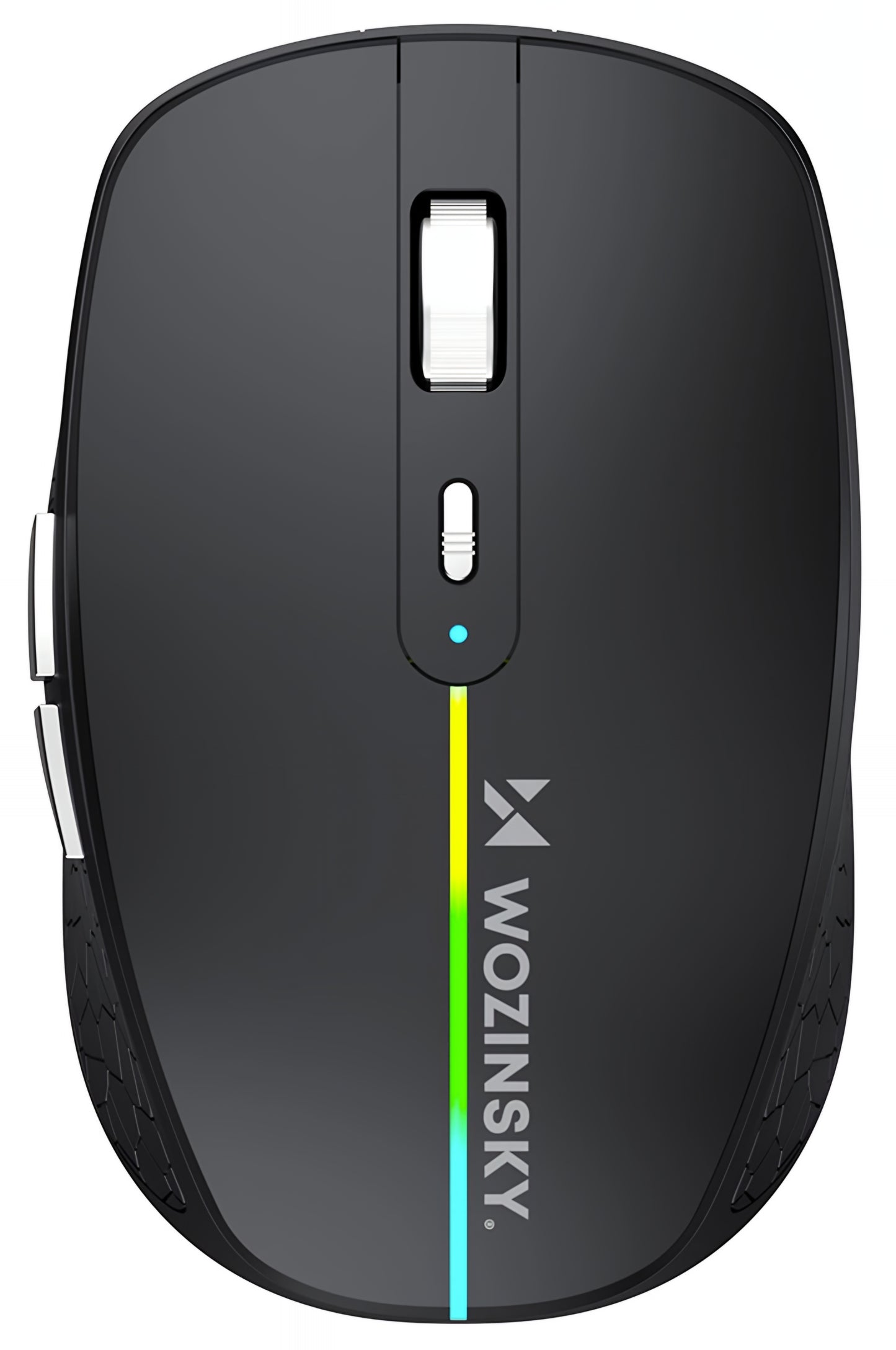 Безжична гейминг мишка WZK WMGK-1132, 1600DPI, RGB, BT / Wi-Fi, Черен