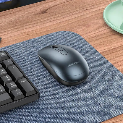 Безжична мишка Borofone BG13 Winner, 1600DPI, Сива