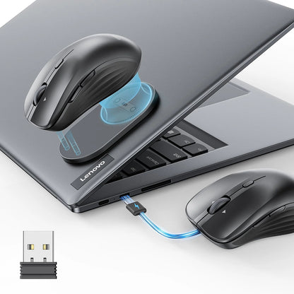 Безжична мишка ESR MagMouse, 800DPI - 4800DPI, BT / Wi-Fi, Сива