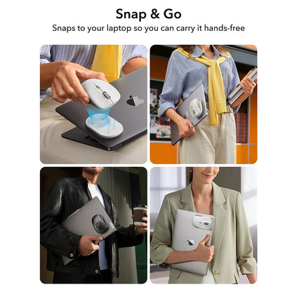 Безжична мишка ESR MagMouse, 800DPI - 4800DPI, Черна