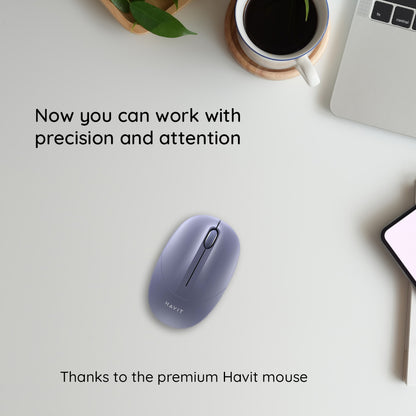Безжична мишка HAVIT MS54GT, 1600DPI, зелена