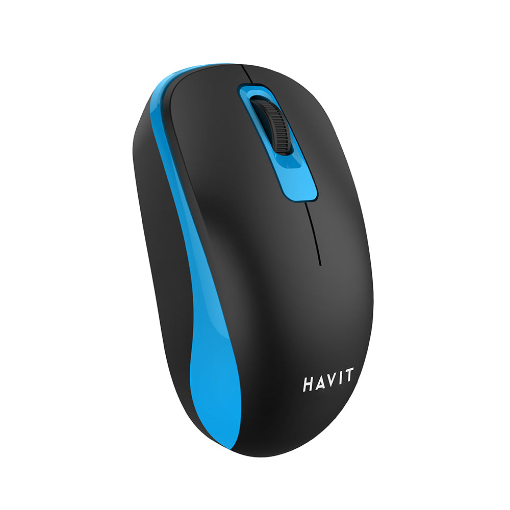 Безжична мишка HAVIT MS626GT, 1200DPI, Черно-Синя