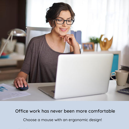 Безжична мишка HAVIT MS989GT, 800DPI - 1600DPI, Черно-Синя