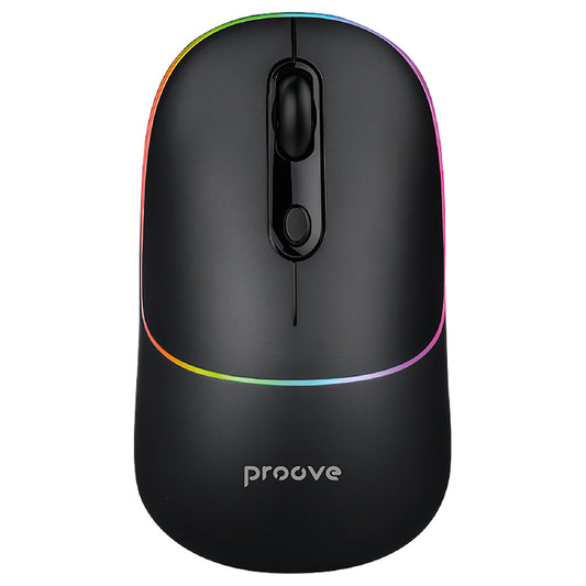 Безжична мишка Proove Blink, RGB, 800DPI - 1600DPI, BT / Wi-Fi, Черен WMBL00002001