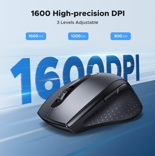 Безжична мишка UGREEN M511, 1600DPI, Черна