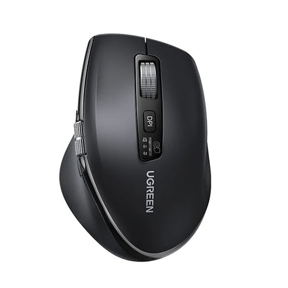 Безжична мишка UGREEN M751, 5000DPI, BT / Wi-Fi, Черен