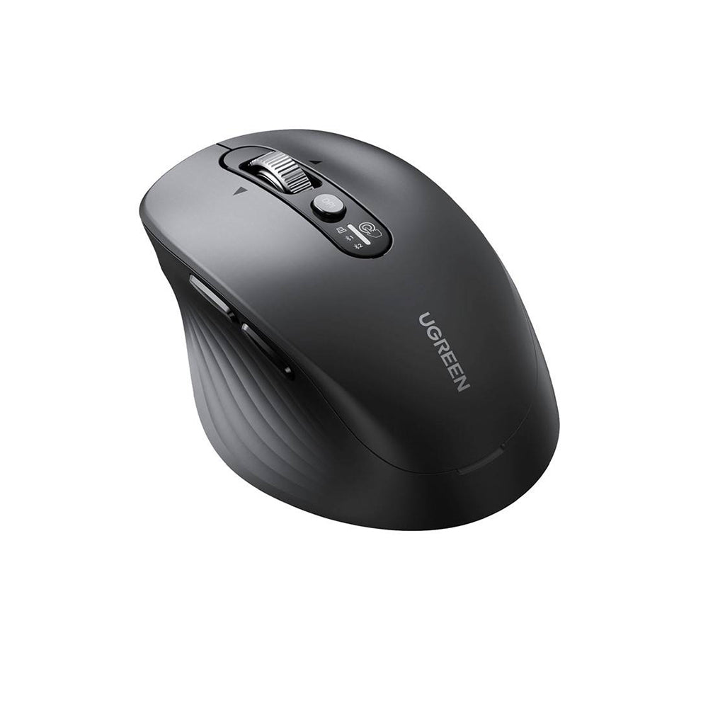 Безжична мишка UGREEN M752 (75498B), 5000DPI, BT / Wi-Fi, Черна
