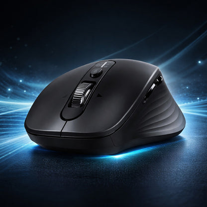 Безжична мишка UGREEN M752 (75498B), 5000DPI, BT / Wi-Fi, Черна