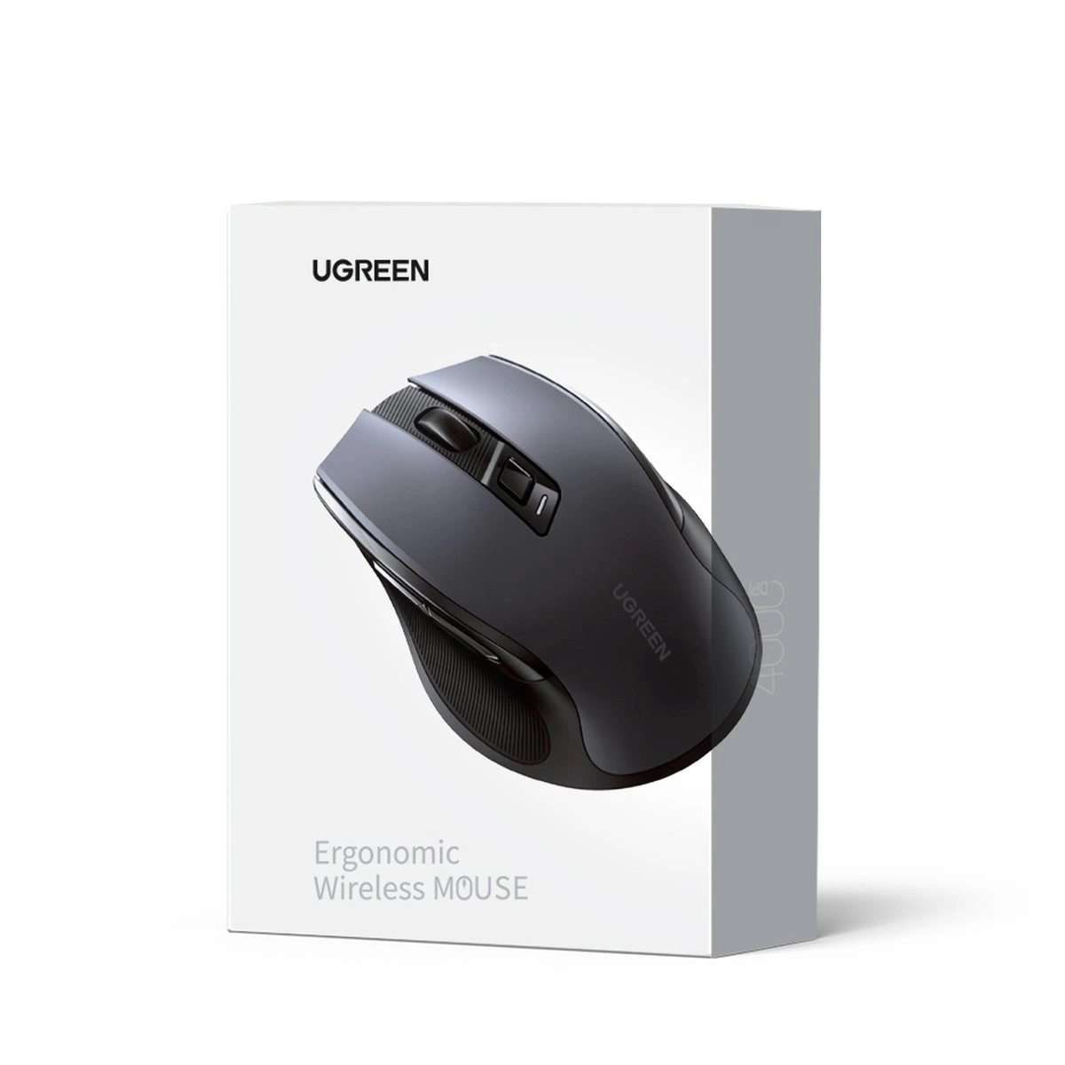 Безжична мишка UGREEN MU006 (90855), 4000DPI, BT / Wi-Fi, Сивa