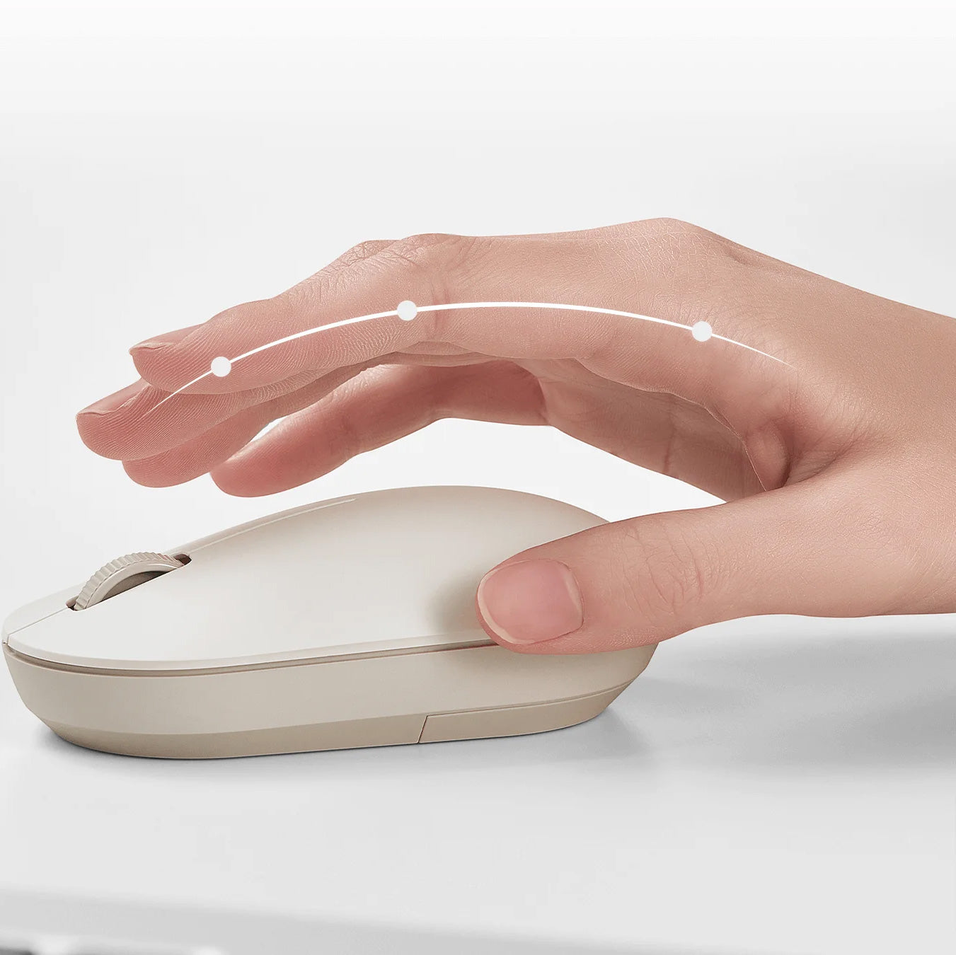 Mouse Wireless Xiaomi Lite 2, Бял BHR8915GL
