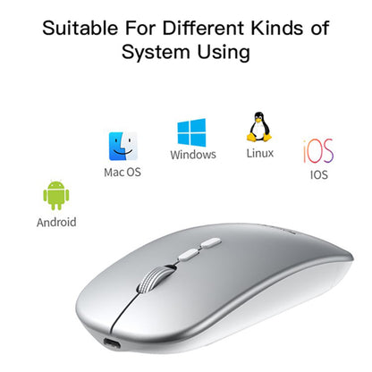 Wireless Mouse Yesido KB15, 800DPI - 1600DPI, Silver