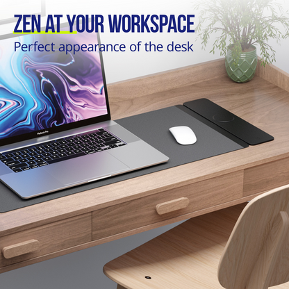 MousePad Allity. ALP-100 4в1 с безжично зареждане за телефон / часовник / слушалки, черен