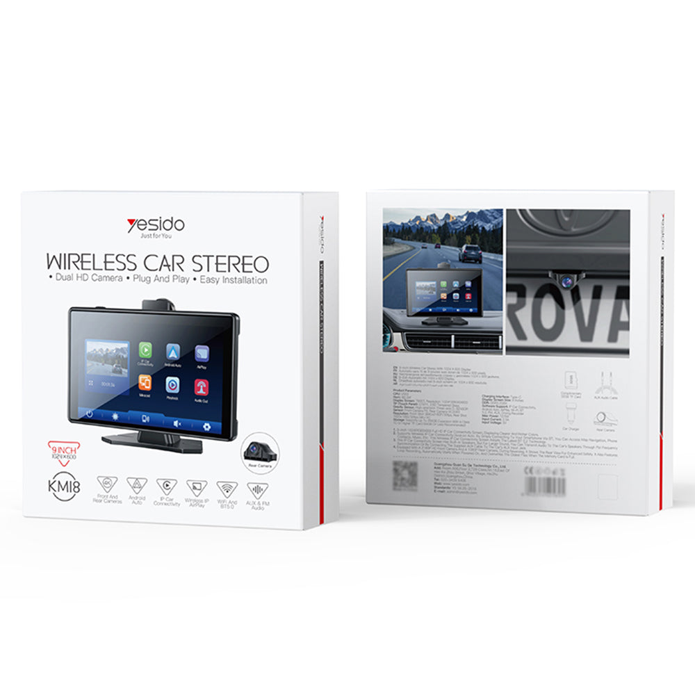 Yesido KM18 Car Navigation, Wi-Fi, 9-inch