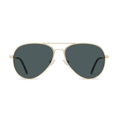 Unisex Techsuit 3025 Sunglasses, UV Protection, Gold Green