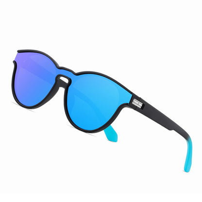 Unisex Techsuit TR7545 Sunglasses, Polarized, UV Protection, Black Gray