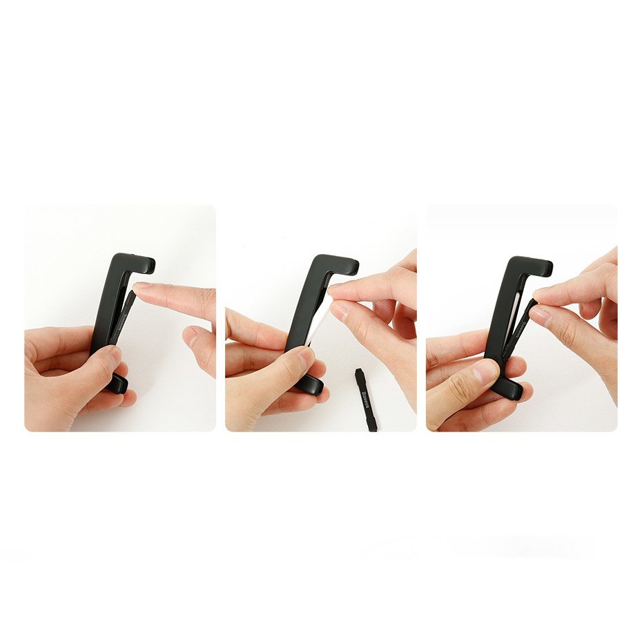 Автомобилен освежител Baseus Paddle Ultrathin, Черен SUXUN-BP01