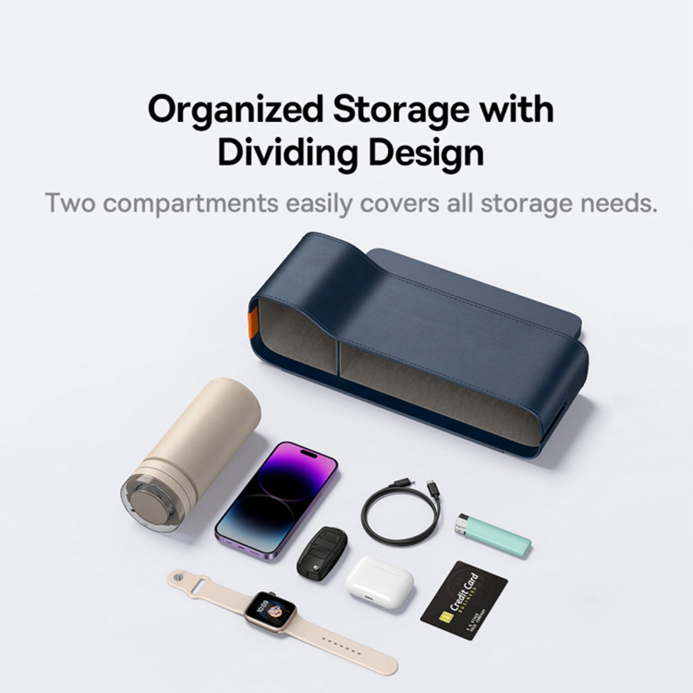 Органайзер за автомобил Baseus OrganizeFun за пространството между конзолата и седалката, Син C20256502311-00