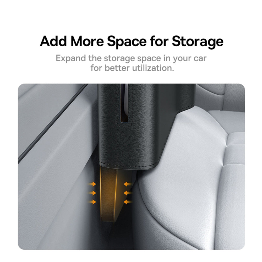 Органайзер за автомобил Baseus OrganizeFun за пространството между конзолата и седалката, Черен C20256502111-00