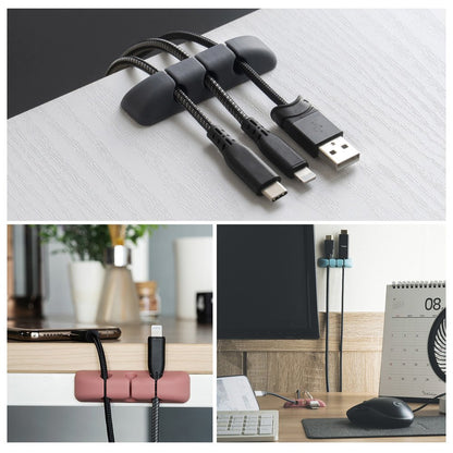 Организатор за кабели Ringke, Комплект 4 броя, Различни цветове