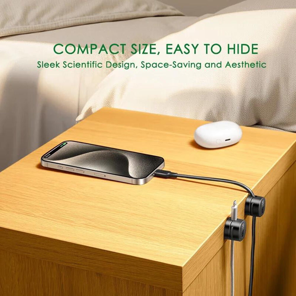 UGREEN LP886 Cable Organizer, Set of 3 Pieces, Black