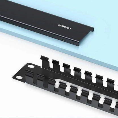 Организатор за кабели UGREEN NW128, 24 порта, Черен