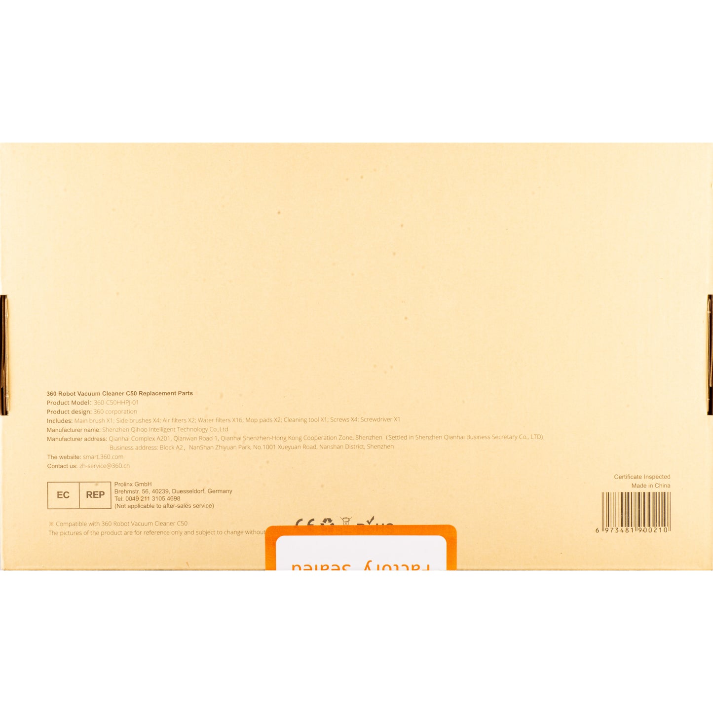 Комплект консумативи за прахосмукачка Xiaomi 360 Robot Vacuum Cleaner C50 360-C50HHPJ-01