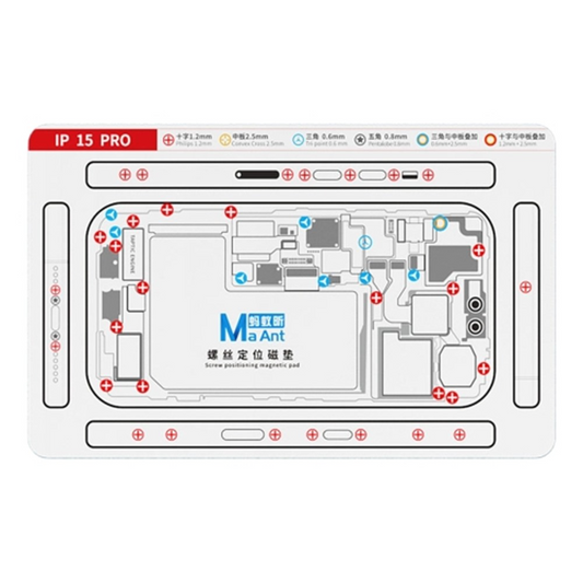 Магнитна подложка за винтове MaAnt за Apple iPhone 15 Pro / 15 Pro Max
