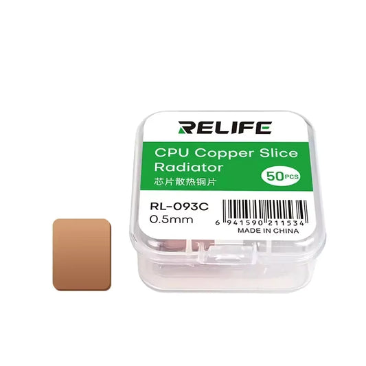 Термопроводим пад Relife RL-093C, 0.5mm, Комплект 50 броя