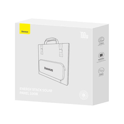 Фотоволтаичен слънчев панел Baseus, 100W, 1.58m x 0.39m, Зелен CCNL050006