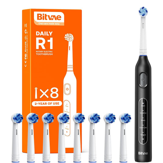 Bitvae R1 Electric Toothbrush, Black