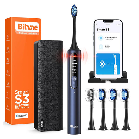 Електрическа четка за зъби Bitvae S3 Smart, тъмносиня