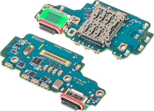 Charging Connector Board - Microphone - SIM Reader Module Samsung Galaxy S25 Ultra S938, Swap GH96-18321A