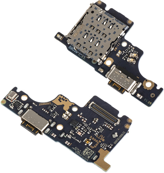 Платка с конектор за зареждане - микрофон - модул четец на SIM Xiaomi Poco M7 Pro 5G / Redmi Note 14 5G, Service Pack 56002100O1700