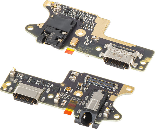 Платка с конектор за зареждане - Аудио - Микрофон Xiaomi Redmi 9, Service Pack 5600010J1900