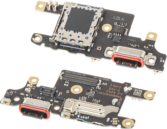 Платка с конектор за зареждане - микрофон - модул четец на SIM Xiaomi Redmi Turbo 4 / Poco X7 Pro, Service Pack 56000400O1000