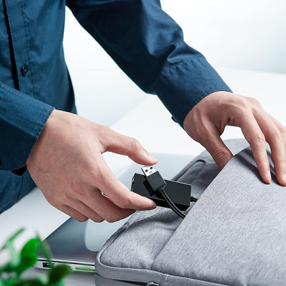 Мрежова карта Techsuit AC19, RJ45, USB, Черна