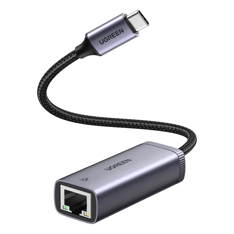 Мрежова карта UGREEN CM483, RJ45, USB-C, Сивa