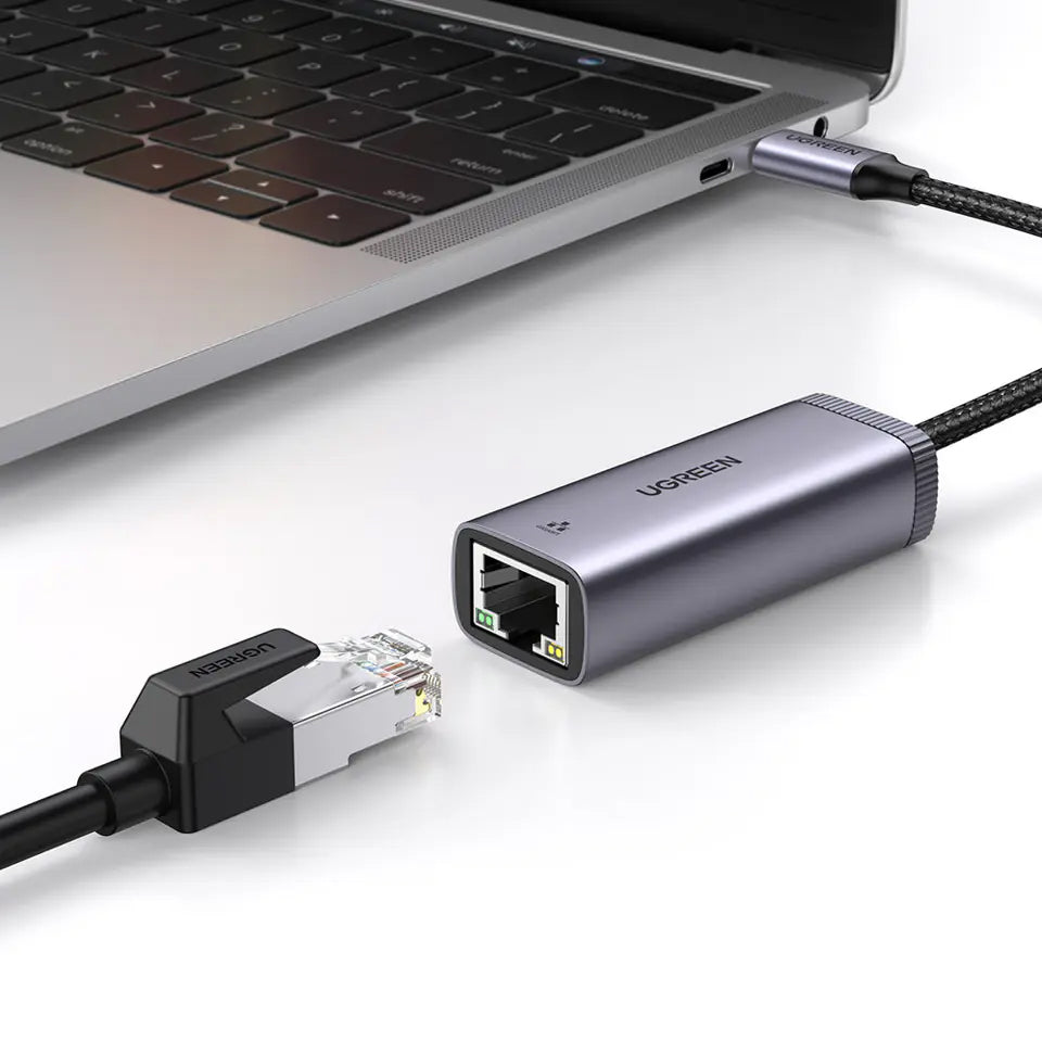 Мрежова карта UGREEN CM483, RJ45, USB-C, Сивa
