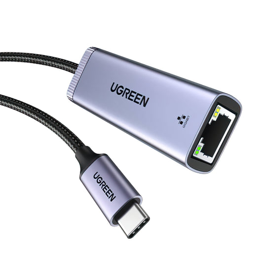 Мрежова карта UGREEN CM483, RJ45, USB-C, Сивa