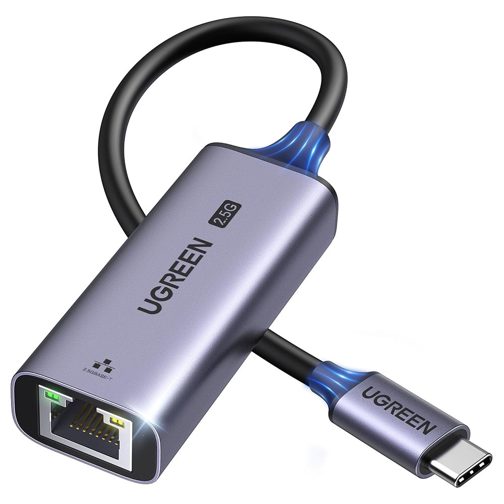 Мрежова карта UGREEN CM648 (25052), RJ45, USB-C, Сивa