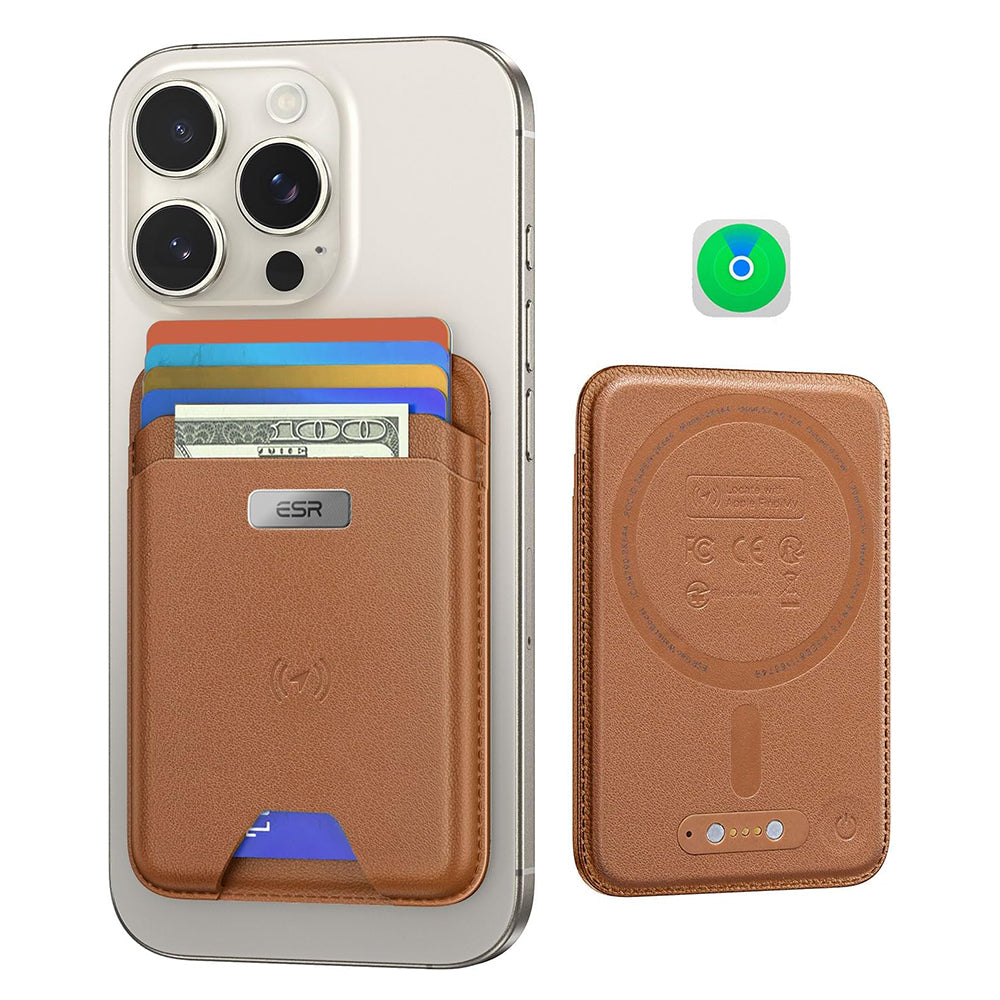 Портфейл Magsafe, ESR, Classic Geo, Кафяв