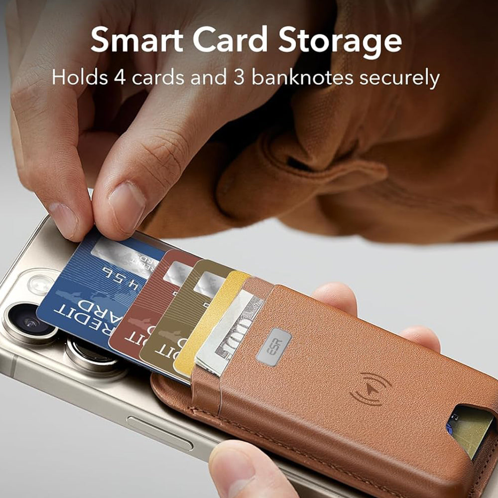 Портфейл Magsafe, ESR, Classic Geo, Кафяв