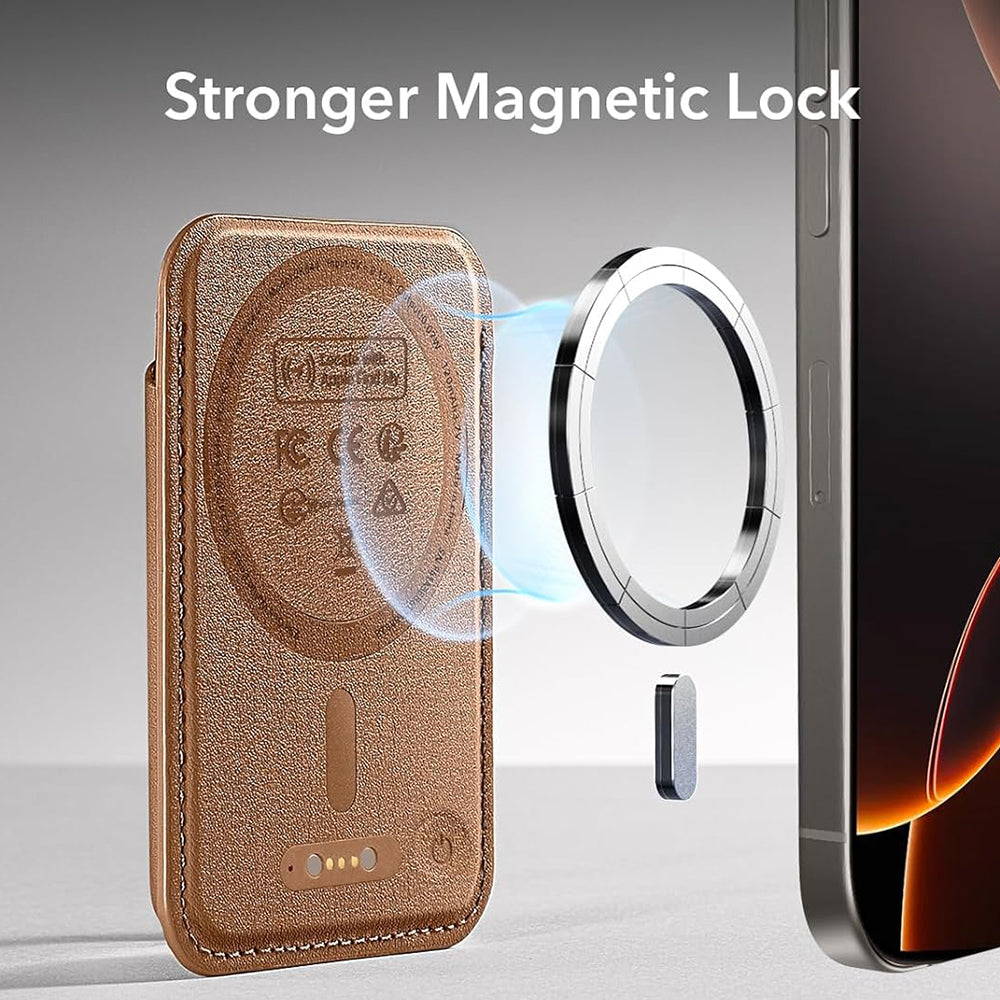 Портфейл Magsafe, ESR, Classic Geo, Кафяв