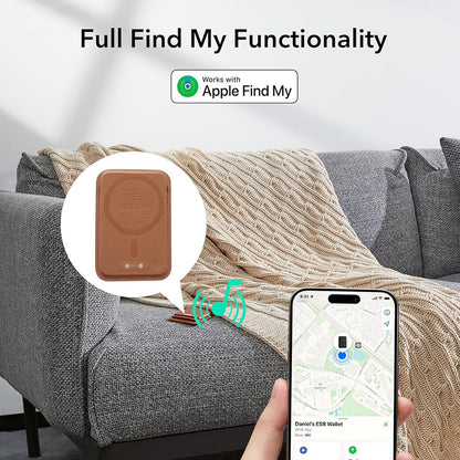 Портфейл Magsafe, ESR, Classic Geo, Кафяв