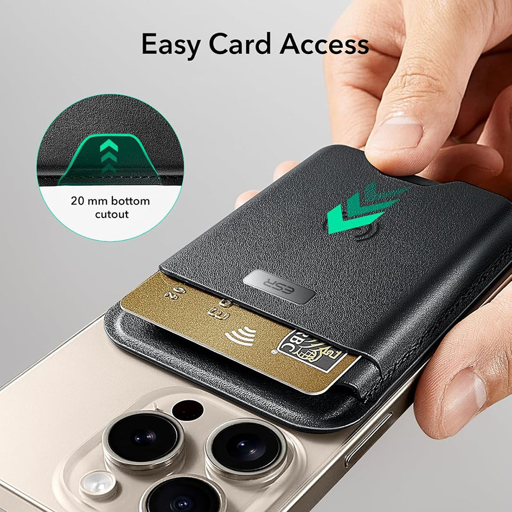 Портфейл MagSafe, ESR, Classic Geo, Черен