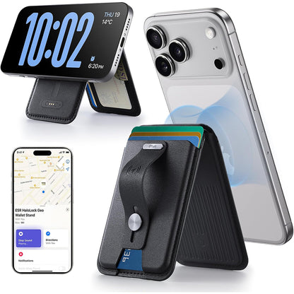 Портфейл MagSafe, ESR, Findy my Wallet, Черен